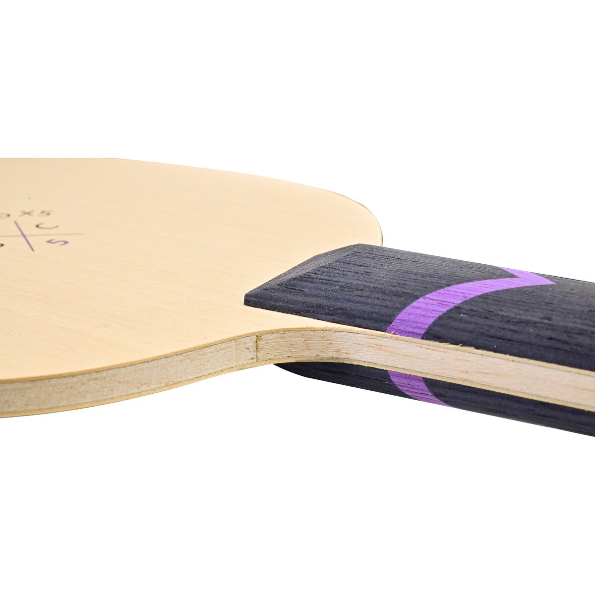 Butterfly BalsaCarbo X5 22 Blade: Sideview of Blade Layers